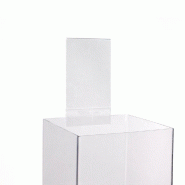 Porte visuel A5 pour bac soldeur 27x15cm