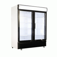 Réfrigérateur 2 portes en verre professionnel Combisteel -  7455.1392 - blanc 7455.1392