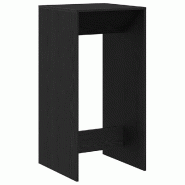 VidaXL Table de bar Chêne noir 51 x 50 x 103,5 cm Bois d'ingénierie Modèle Zéphyr - 868080