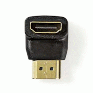 Adaptateur Hdmi Coudé à 90° Connecteur Hdmi - Hdmi Femelle Noir Usage Non Intensif Nedis - 3665476887455 Adaptateur Hdmi Coudé à 90° Connecteur Hdmi - Hdmi Femelle Noir Usage Non Intensif Nedis - 3665476887455