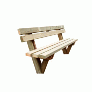 Banc en bois forestier