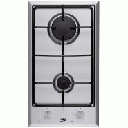 BEKO Domino Gaz 30cm 2 Feux Inox HDCG32220FX - argenté inox HDCG32220FX