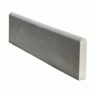 Bordure béton type p1 gris ce 6,0 nf u longueur 1,00m