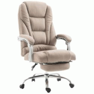CLP Fauteuil de bureau Pacific en tissu Taupe - gris textile 1924524124 CLP Fauteuil de bureau Pacific en tissu Taupe - gris textile 1924524124