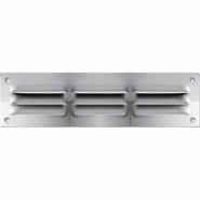 Grille de ventilation à persiennes - aluminium anodisé 240 x 50 mm