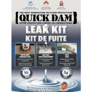 Kit anti-fuites intérieures - La solution complète D'urgence - QuickDam WU-KIT Kit anti-fuites intérieures - La solution complète D'urgence - QuickDam WU-KIT
