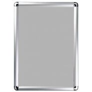 Mcr2 - cadre porte affiche a3 - presentoirs et presentoirs - cadre d'affichage mural pour document a3 avec un encadrement aluminium de 25 mm de coloris gris aluminium avec coins ronds