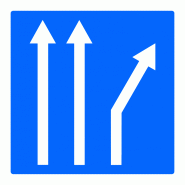 Panneau indication C24b - Voies affectées (3 lignes) - WP Signalisation - Recyclable et éco-responsable Panneau indication C24b - Voies affectées (3 lignes) - WP Signalisation - Recyclable et éco-responsable