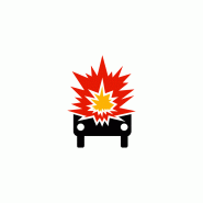 Panonceau véhicules transportant marchandises explosives inflammables M4k Panonceau véhicules transportant marchandises explosives inflammables M4k