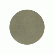 Stil Casa, set de 12 sous-plat unies, polyuréthane cousu, Ø 20 cm, finition dollar couleur moutarde. - STP20D-MUD Stil Casa, set de 12 sous-plat unies, polyuréthane cousu, Ø 20 cm, finition dollar couleur moutarde. - STP20D-MUD