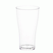 Verre à bière réutilisable polycarbonate transparent 56,5cl Ø8,8x15,4cm - par 36