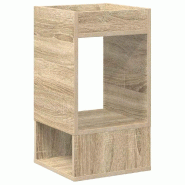 VidaXL Table d'appoint Chêne Sonoma 30 x 30 x 56 cm Bois d'ingénierie Modèle Flex Prime Pro - 890932