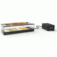 Vitrine réfrigérée Tapas LOGIC avec groupe déporté - VTLG4GR | Sayl Barcelona - avec 4 bacs GN 1/3