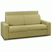 CANAPÉ LIT EXPRESS LATTES 120CM MATELAS 16CM TÊTE DE LIT INTÉGRÉE VERT LIME