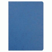 Clairefontaine Lot de 5 Cahier Age Bag A4, 96p./48 feuilles 90 g/m² piquées, couv. Coloris bleu, uni - 3329687330048