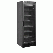 Congélateur vitré noir 300 l noir 1 porte vitrée - 595x640x1840 mm - PUFSC371G BLACK