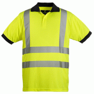 COVERGUARD Polo de travail manches courtes YARD Jaune FLuo 2XL - 56/58 - XXL jaune multi-matériau 3435241702739