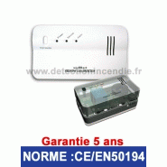 Détecteur de gaz naturel nb 920 nr wizmart