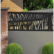 Dordogne - clôture en aluminium - 123 pvc alu - thermolaquage