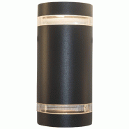 Lumisky Applique murale d'extérieur sur secteur FOCUS culot GU10 H23,5cm Aluminium Dark Grey - gris 3666162013882