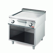 Plancha électrique 700 avec plaque lisse chromée gm70/80ftes-cr - PGN102