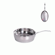 Poêle ECLAT en inox 18/10 - 28cm - H&H - 900260