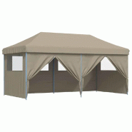 Tente de fête pop-up Taupe 580 x 292 x 315 cm Tissu Oxford Modèle AbriÉquilibre 189 - 8721364524972