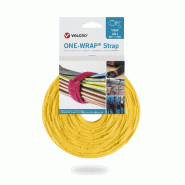VELCRO® One Wrap® Strap 20mm x 150mm, 100 pièces, jaune