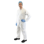 50 combinaisons CE à usage unique, économiques, sans poches, fermeture zip - CBNSNTEBC-IM01_0