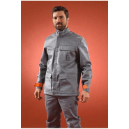 Blousons retardateur de flammes et antistatique EN ISO 11612, EN ISO 11611 classe 2 et EN 1149-5 - BLNIGN2ASGRA-DM06_0