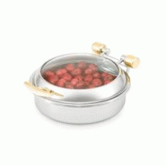 Chafing Dish Induction Rond Couvercle en Verre - Pujadas - 8421661702881 Chafing Dish Induction Rond Couvercle en Verre - Pujadas - 8421661702881