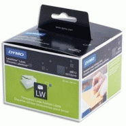 Dymo rouleau 260 étiquettes adresses transparent adhésif permanent 36 x 89 mm s0722410 Dymo rouleau 260 étiquettes adresses transparent adhésif permanent 36 x 89 mm s0722410