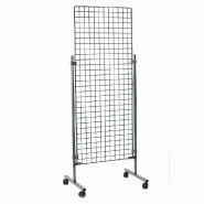 Grille double cadre 200x80cm - Mailles 50x50mm - Fils Diam. 4mm et 6mm - Réf 42367