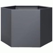 Helloshop26 - Jardinière bac lit surélevé plantes fleurs terrasse jardin hexagone 69 x 60 x 45 cm acier anthracite 02_0038648 - 3000214055183 Helloshop26 - Jardinière bac lit surélevé plantes fleurs terrasse jardin hexagone 69 x 60 x 45 cm acier anthracite 02_0038648 - 3000214055183