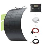 Kit solaire flexible 100w 12v van / camping-car / bateau ecoflow