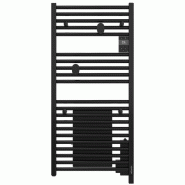 Radiateur sèche-serviettes connecté Doris 750W Noir - Atlantic - 850479_0