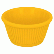 Ramequin mélamine jaune 9cl Ø7,8x3,4cm - par 48