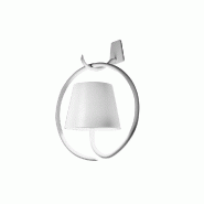 Zafferano Applique Led Poldina Blanche Avec Crochet, Rechargeable Et Dimmable Avec Autonomie Jusqu'À 12 Heures - blanc 8056300197072