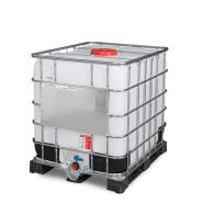 266168w - cuve ibc produits dangereux, palette pe, 1000 litres, ouverture dn 225