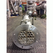 Échangeur tubulaire d'occasion Aguilar et chambres 2,5 m2 inox - Référence : C4219