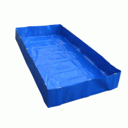 Bac de rétention en plastique souple - flexible, étanche et résistant aux produits chimiques