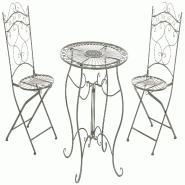 CLP salon de jardin Indra Vert antique - vert métal 11784692