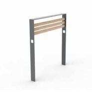 Cub/bar - barrière cub - polymobil metal - trois sections de bois carrées