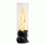 Divina Fire Cheminée au bioéthanol biocamino de table NIZZA Noir D14,5 x H46,5 intérieur extérieur - noir 8056157804970
