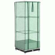 Helloshop26 - Jardinière bac lit surélevé plantes fleurs terrasse jardin surélevée avec housse aspect rotin 40 x 40 x 123 cm blanc 02_0038769 - 3 Helloshop26 - Jardinière bac lit surélevé plantes fleurs terrasse jardin surélevée avec housse aspect rotin 40 x 40 x 123 cm blanc 02_0038769 - 3