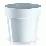 Prosperplast - Pot CUBE BASIC - 23,5x23,5x21,6 cm, blanc - blanc plastique polypropylène ZA3585