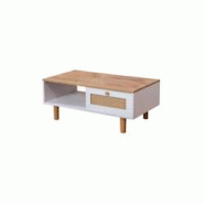 Table basse en aggloméré Bohemia Hanah Home - blanc 8684283662005 Table basse en aggloméré Bohemia Hanah Home - blanc 8684283662005