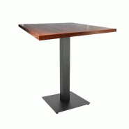 Table intérieur WOODDEN 60x60 pied Robusta - TIGAONE - 3701680322822 Table intérieur WOODDEN 60x60 pied Robusta - TIGAONE - 3701680322822