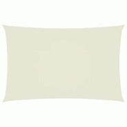 VidaXL Voile de parasol tissu oxford rectangulaire 5x8 m crème Modèle Neptune - beige 135221