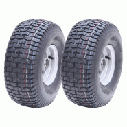 15x6.00-6 grass tyre on wheel rim, cart, buggy - hay bob turner rake - set of 2.